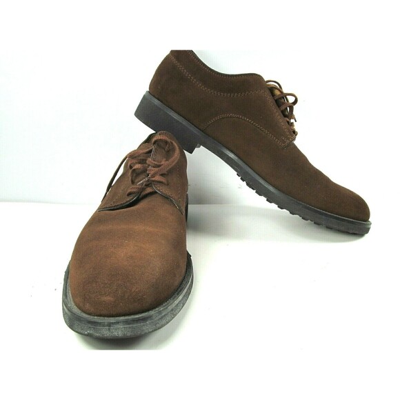 Triver Flight Suede Derbys 100% Caoutchouc Mens Size US 12 - Picture 3 of 8